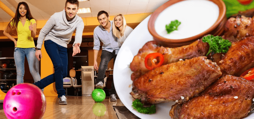 120 min bowlingu a Buffalo Wings