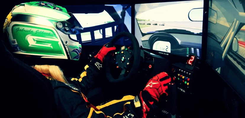 Závodní okruh na simulátoru Race Club
