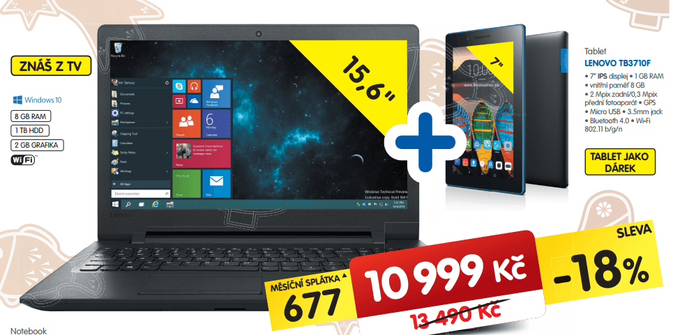 Lenovo, 2,2GHz, 8GB RAM, 2GB grafika