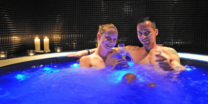 Privátní whirlpool pro dva