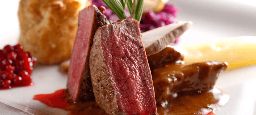 Zvěřinové menu o 3 chodech pro dva