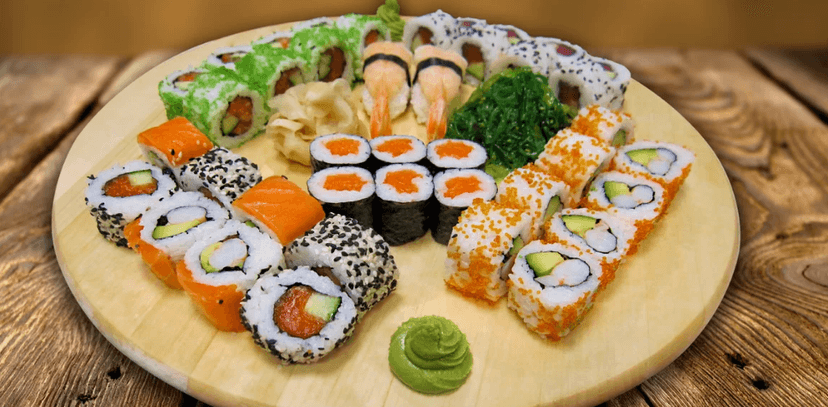 Pestré sushi sety 40 kusů