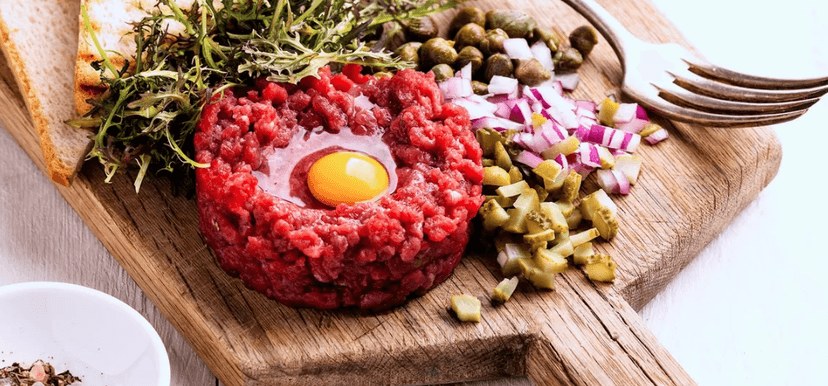 200g tatarák z pravé svíčkové