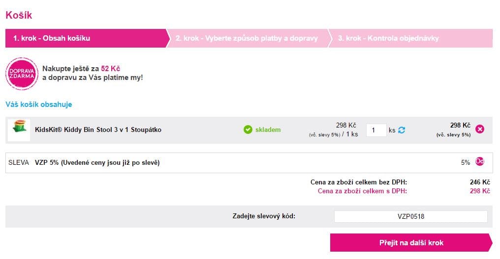 Stoupátko 3 v 1 KidsKit® Kiddy Bin Stool