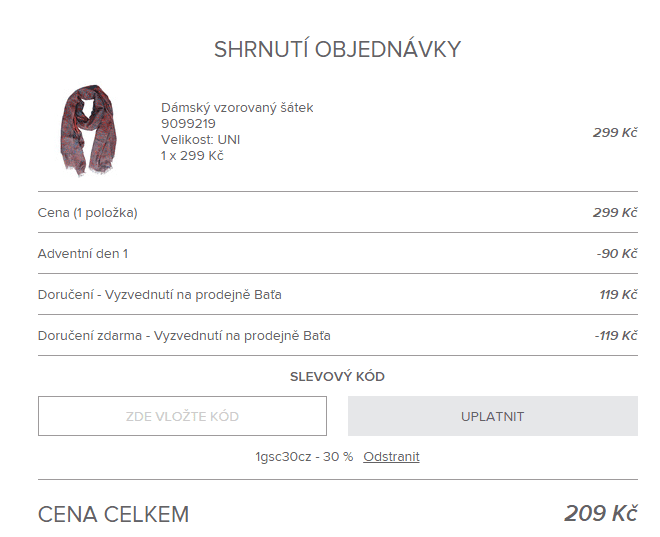 Sleva 30% na doplňky v Baťa