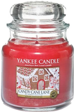 Yankee Candle Candy Cane Lane, střední
