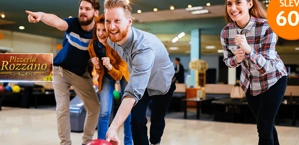 Bowling na 4 hodiny + 4x pizza 