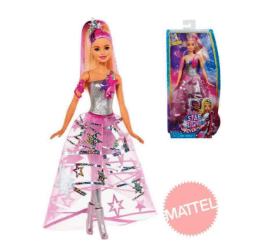 Panenka Mattel Barbie ve hvězdné róbě 