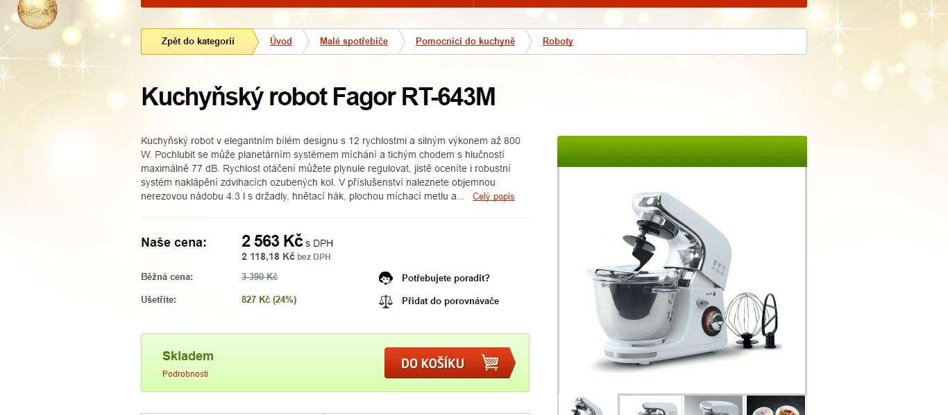 Kuchyňský robot FAGOR