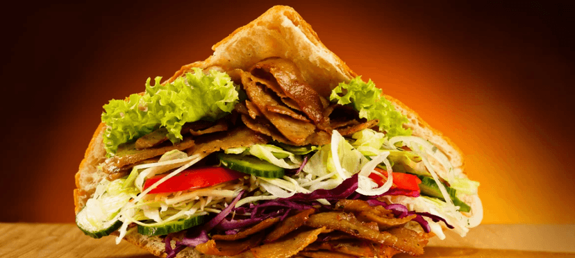 Originální turecký kebab + nápoj
