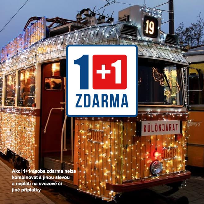 1+1 zdarma na adventní zájezdy