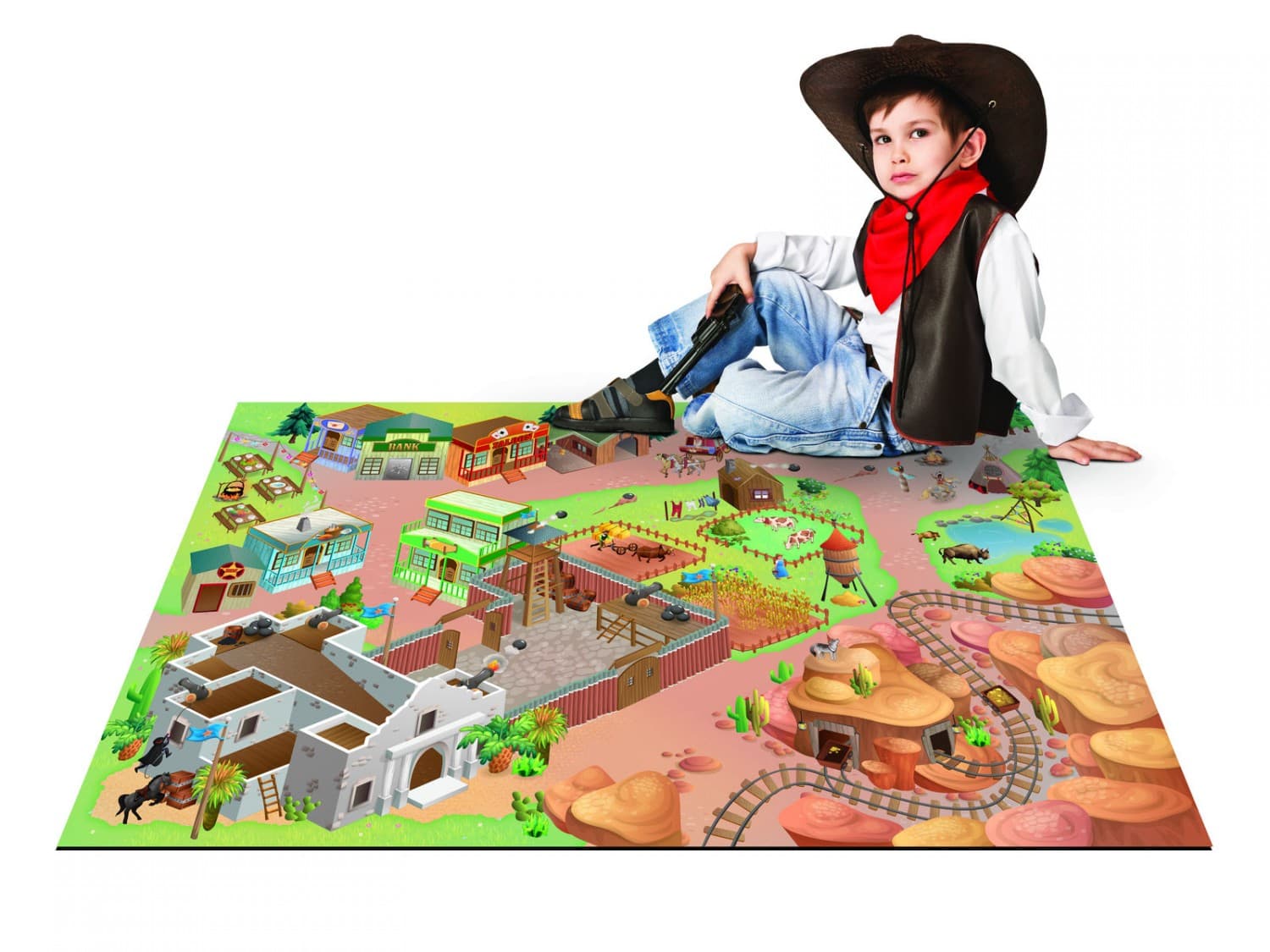 5 hracích podložek pro děti House of Kids