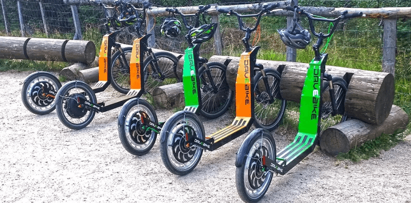 Hodinovka na koloběžkách DAVEBIKE