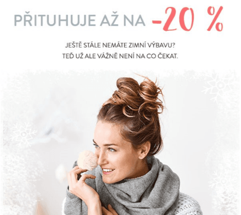 Extra sleva 20% na zimní módu