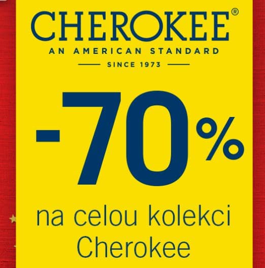 Sleva 70% na Cherokee v Albertu