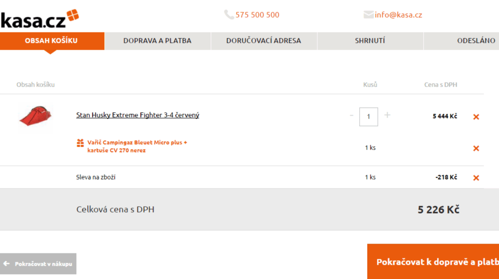 Stan pro 3-4 osoby Husky Fighter