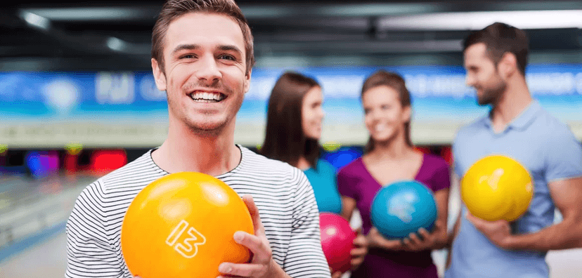 60min bowlingu až pro 8 hráčů