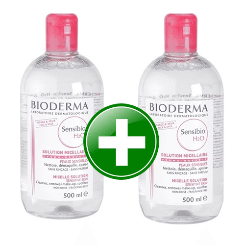 Micelární voda BIODERMA 1+1 zdarma