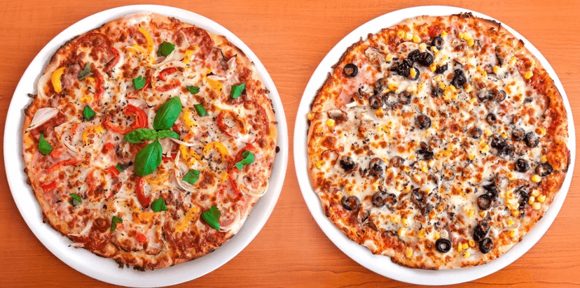 2× pizza dle výběru (prům. 32 cm)
