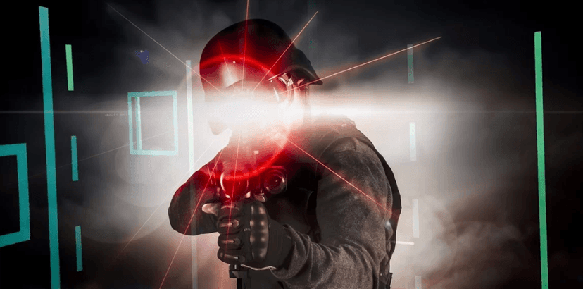 Napínavá střílečka v laser areně