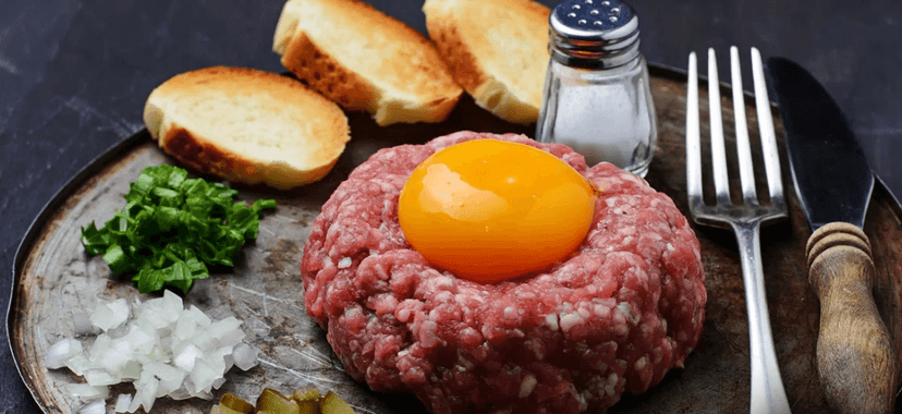 400 gramů hovězího tataráčku