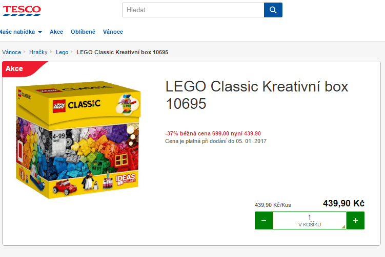Lego Classic 10695 Kreativní box