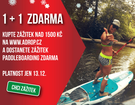 Zážitky, dárek zdarma + slevový kód