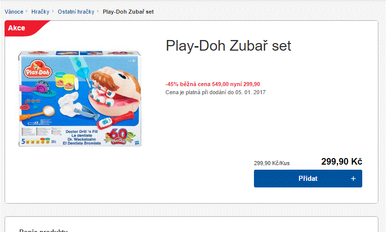 Play-Doh Zubař set