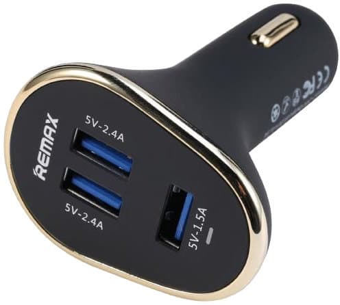 Autonabíječka Remax, 3x USB, 6,3A