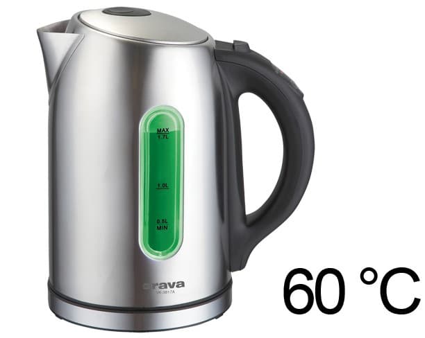 Nerez rychlovarná konvice s nastavením teploty