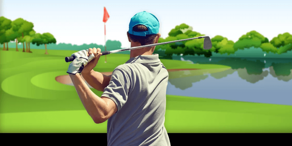 60 minut indoor golfu