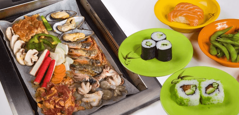 3 hodiny running sushi