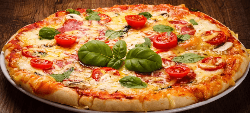 2× pizza o průměru 32 cm 
