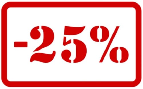 Sleva 25% na všechny nezlevněné boty
