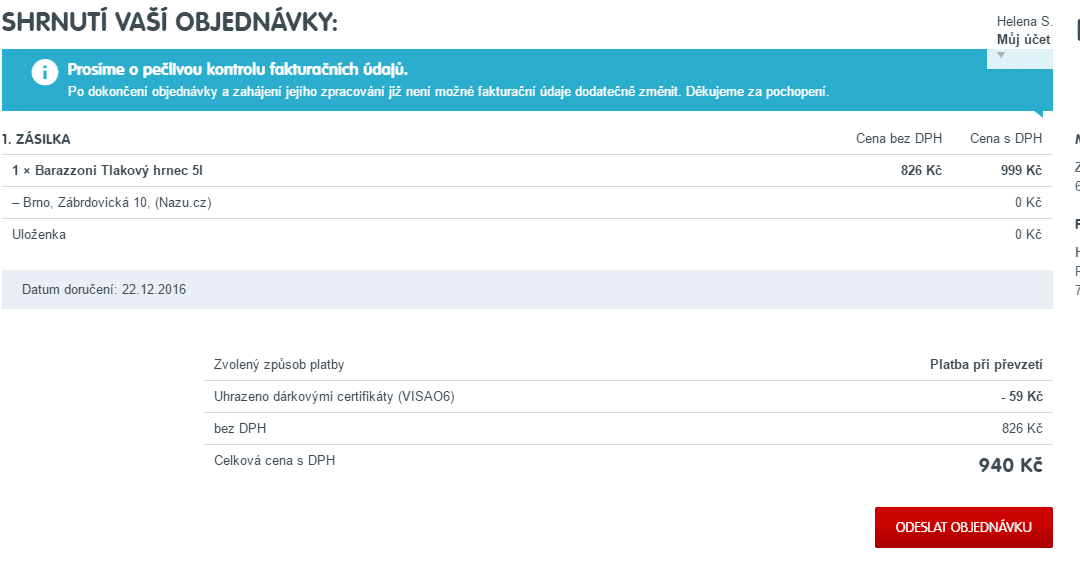 Tlakový hrnec 5 l. Barazzoni Bonita 