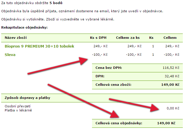 Sleva 100 korun z nákupu nad 200