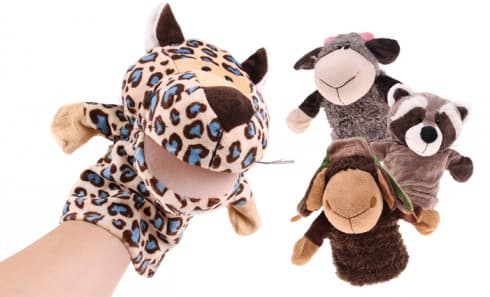 Plyšový maňásek na ruku