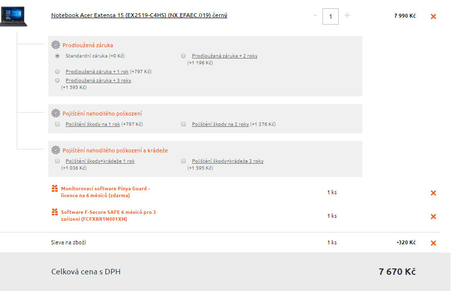 Acer, 2,24 GHz, 4GB RAM, 15,6"