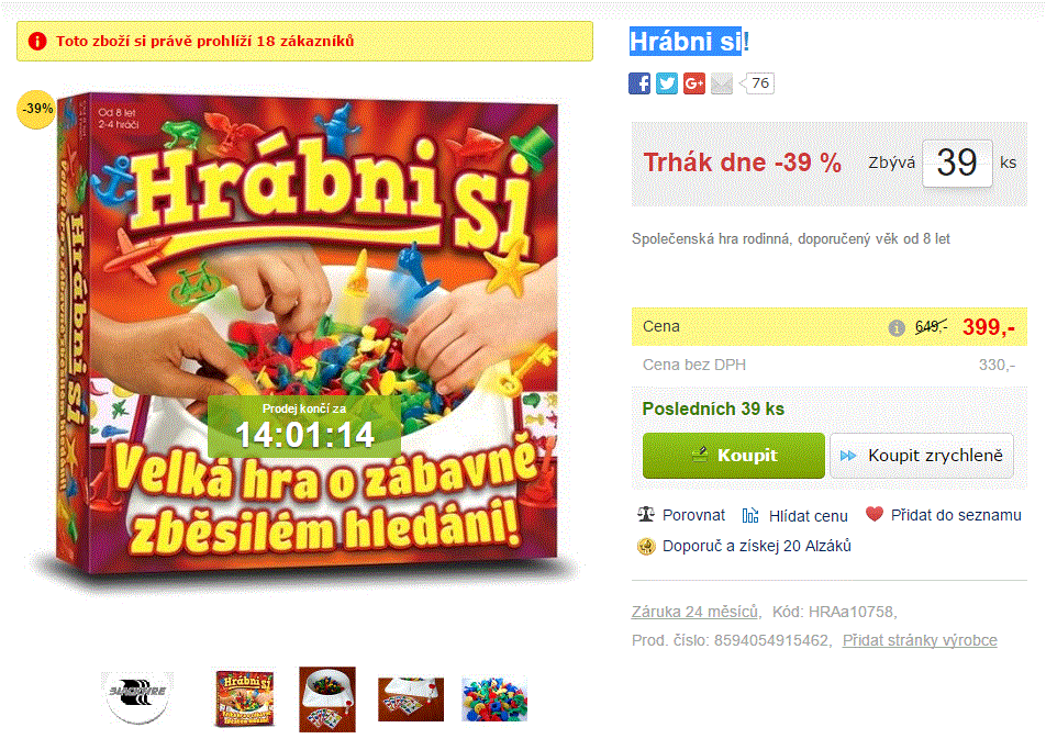 Hrábni si! Společenská hra