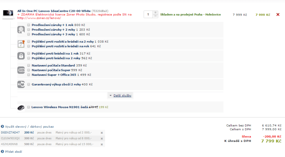 All in 1 PC Lenovo, 2,16GHz, 4GB RAM, 1TB HDD