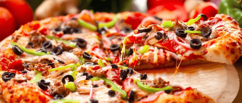 2x pizza + 2x předkrm