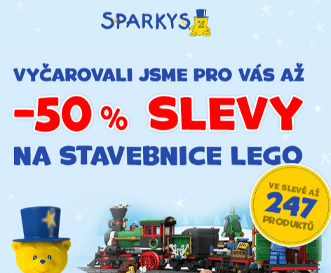 Sleva 50% na Lego