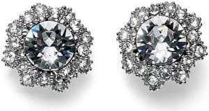 Náušnice Oliver Weber + Swarovski, 1,5 cm
