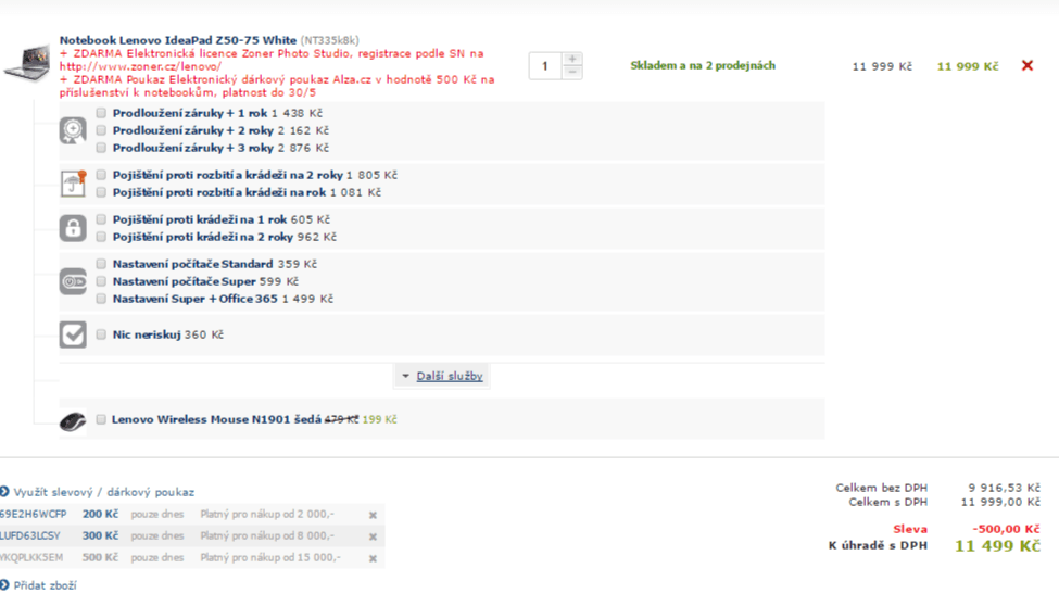 Lenovo, až 3,3GHz, 8GB RAM, 2GB grafika