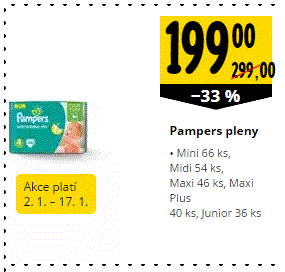 Dětské plenky Pampers active baby 