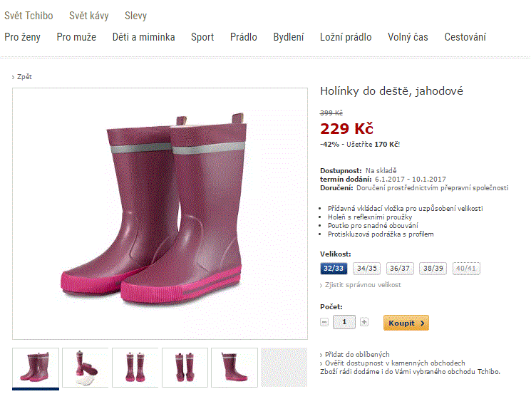 Dětské holinky do deště