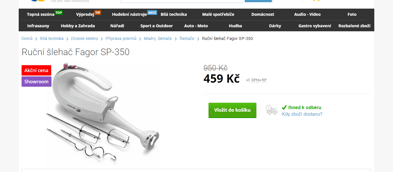 Šlehač Fagor SP 350