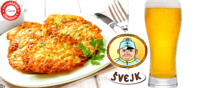 500 g bramboráčků a 2x pivo Gambrinus