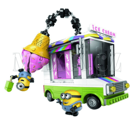 Stavebnice Mega Bloks Mimoni zmrzlinářský vůz 