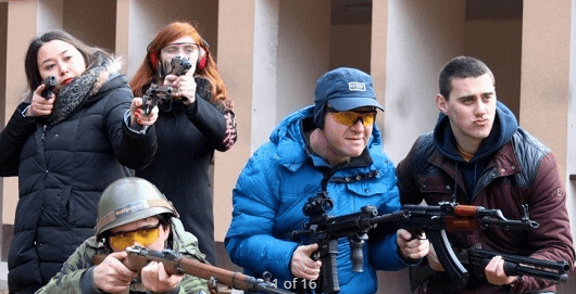 Střelba z armádních zbraní pro 1 osobu